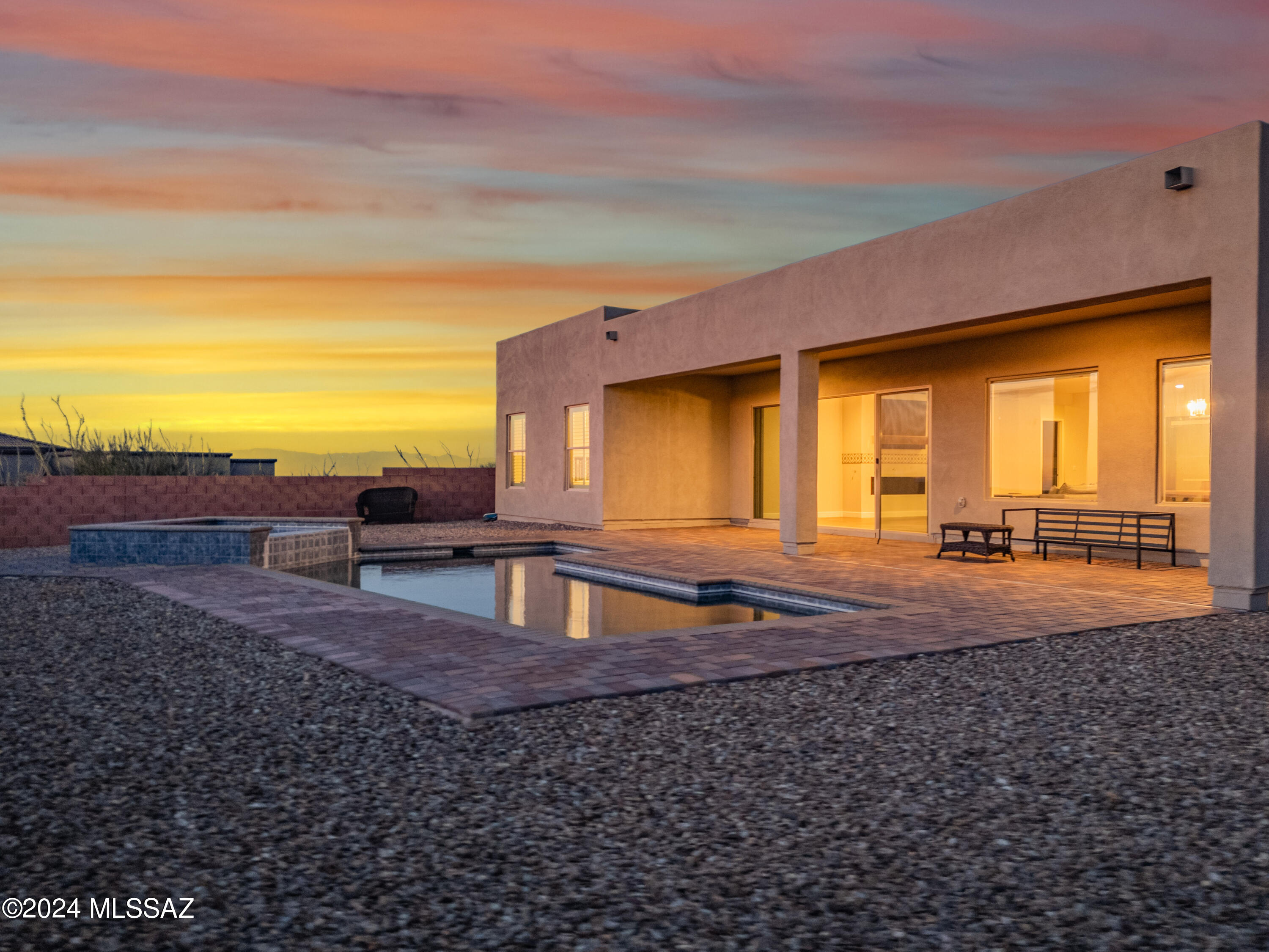10556 East Ocotillo Rim Trail Vail, AZ 85641 - Photo 4 of 47 Rear yard