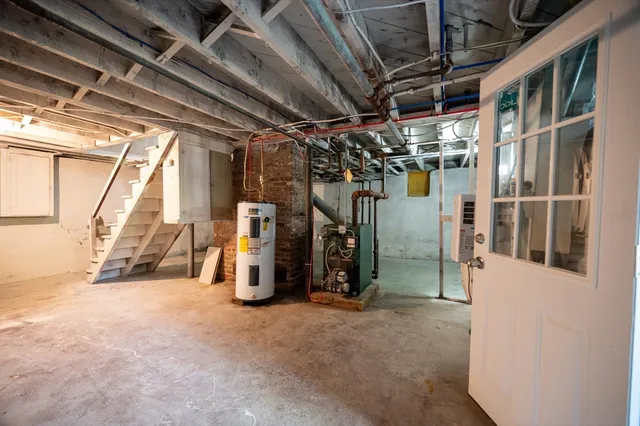 a view of a storage room