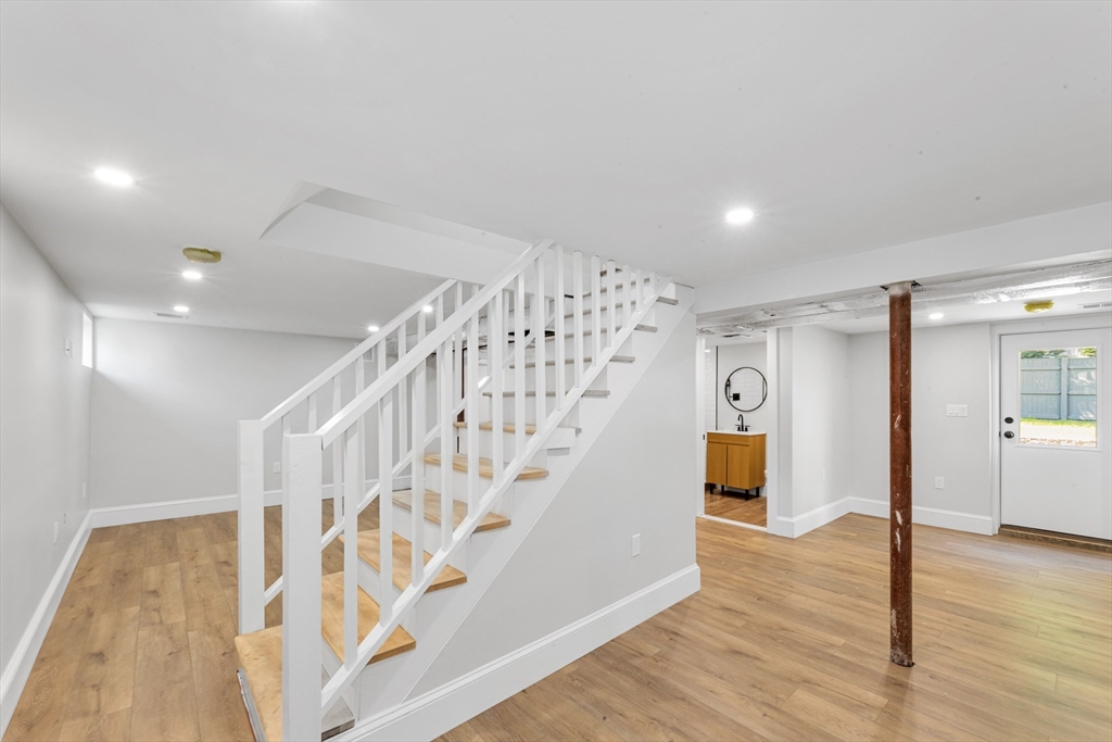 180 Dent Street Boston, MA 02132 - Photo 24 of 30 a view of entryway with wooden floor