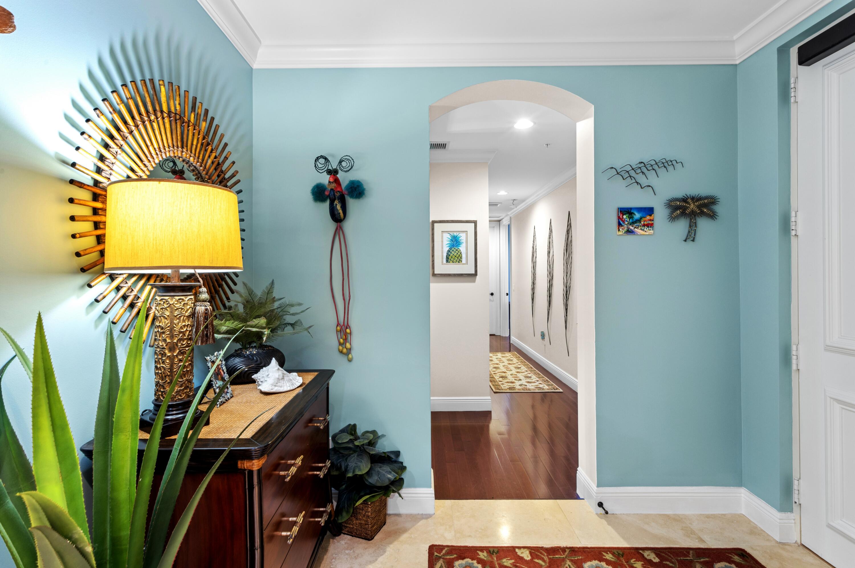 110 Gleason Street, Unit 202 Delray Beach, FL 33483 - Photo 4 of 40 mls_FOYER_TO_HALL_STRAIGHT