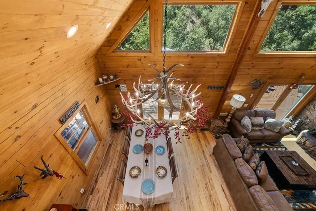a view of a chairs and tables in patio