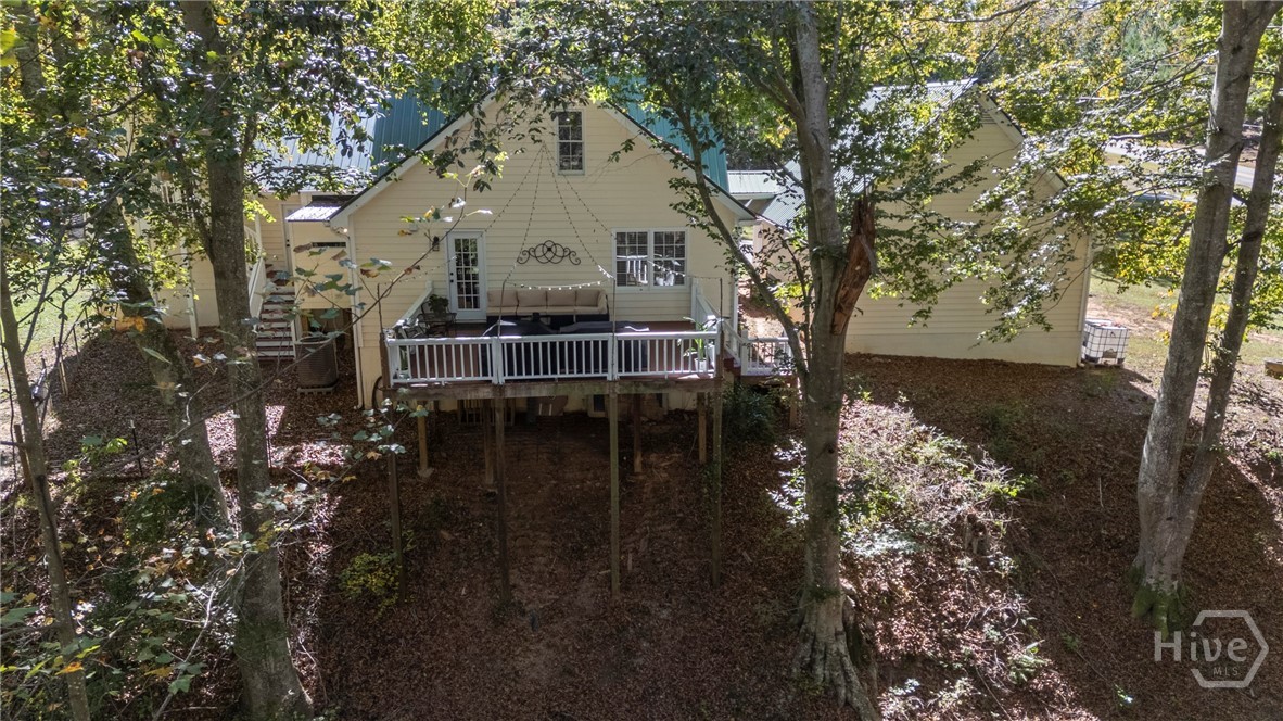 1579 Shoal Creek Road Colbert, GA 30628 - Photo 29 of 42 Back view over creek