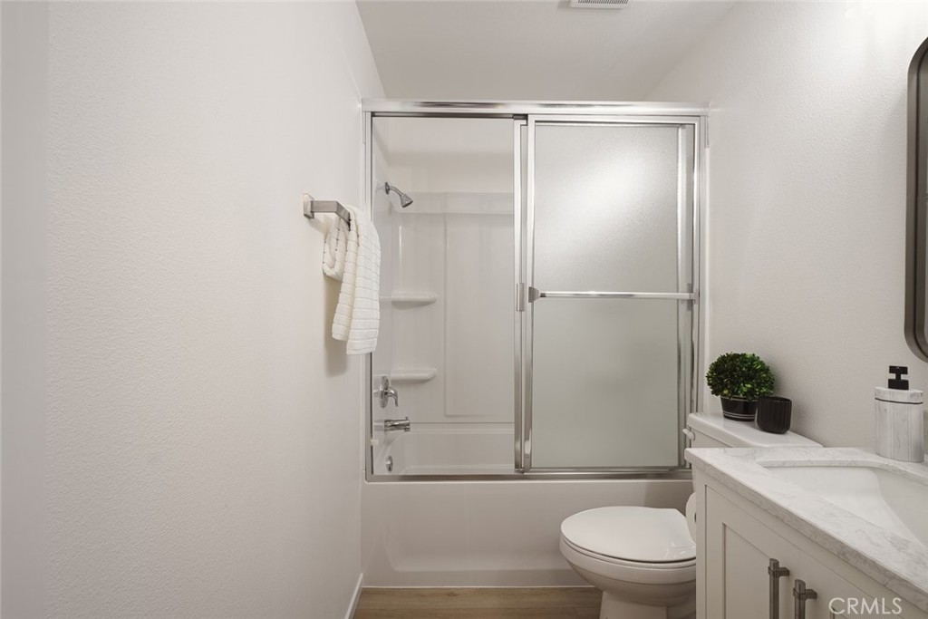 26941 Rainbow Glen Drive, Unit 751 Santa Clarita, CA 91351 - Photo 22 of 34 a bathroom with a toilet and a shower