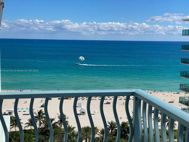 a balcony with an outdoor space