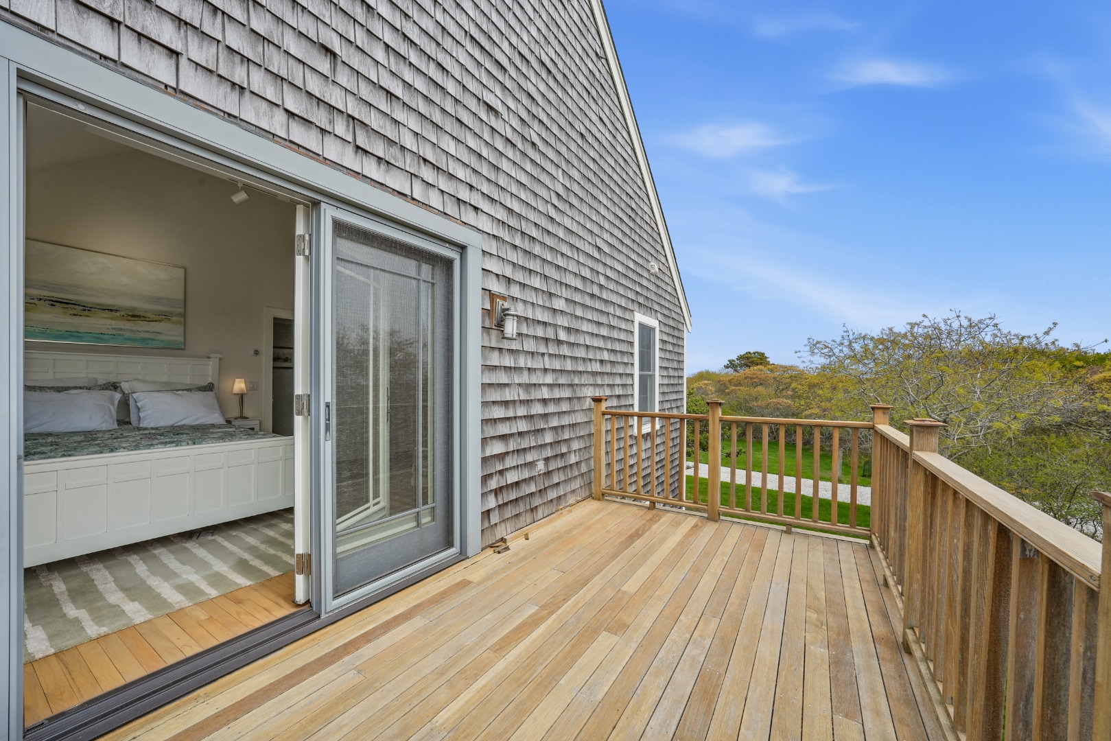 4 Flintlock Road Nantucket, MA 02554 - Photo 23 of 62 primary bedroom private deck