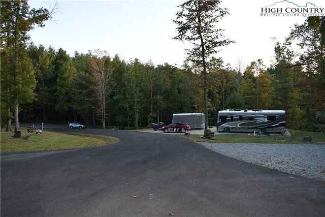 a view of a park with slide