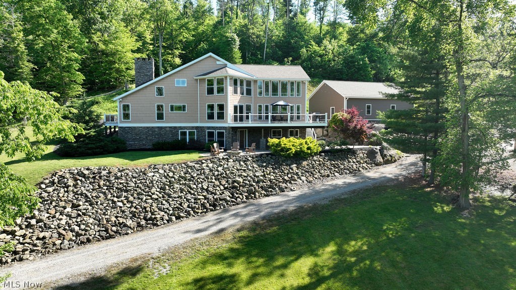 Front exterior view of home