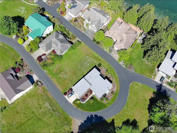an aerial view of a