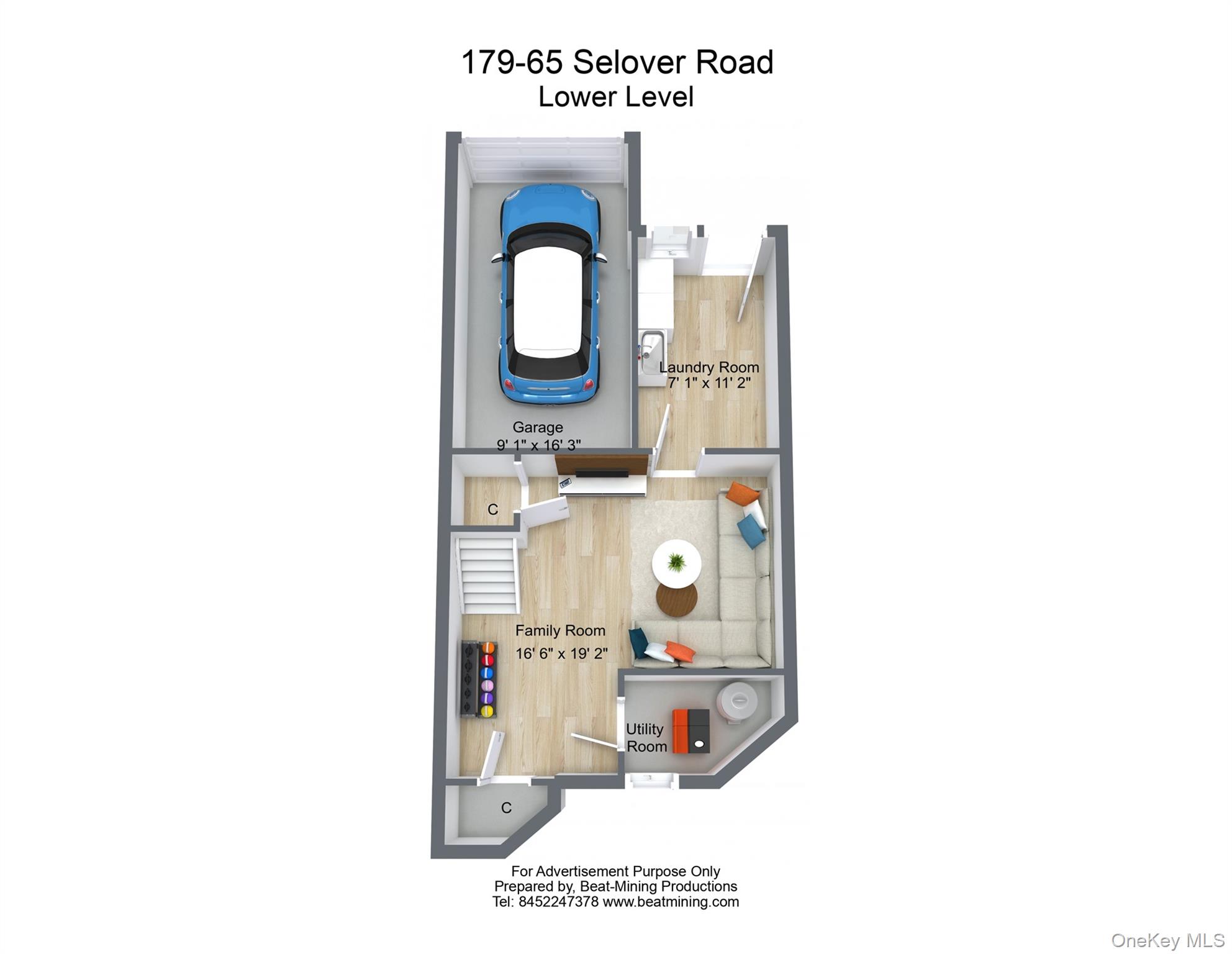 179-65 Selover Road Queens, NY 11434 - Photo 32 of 33 Floor planLower floorBasement