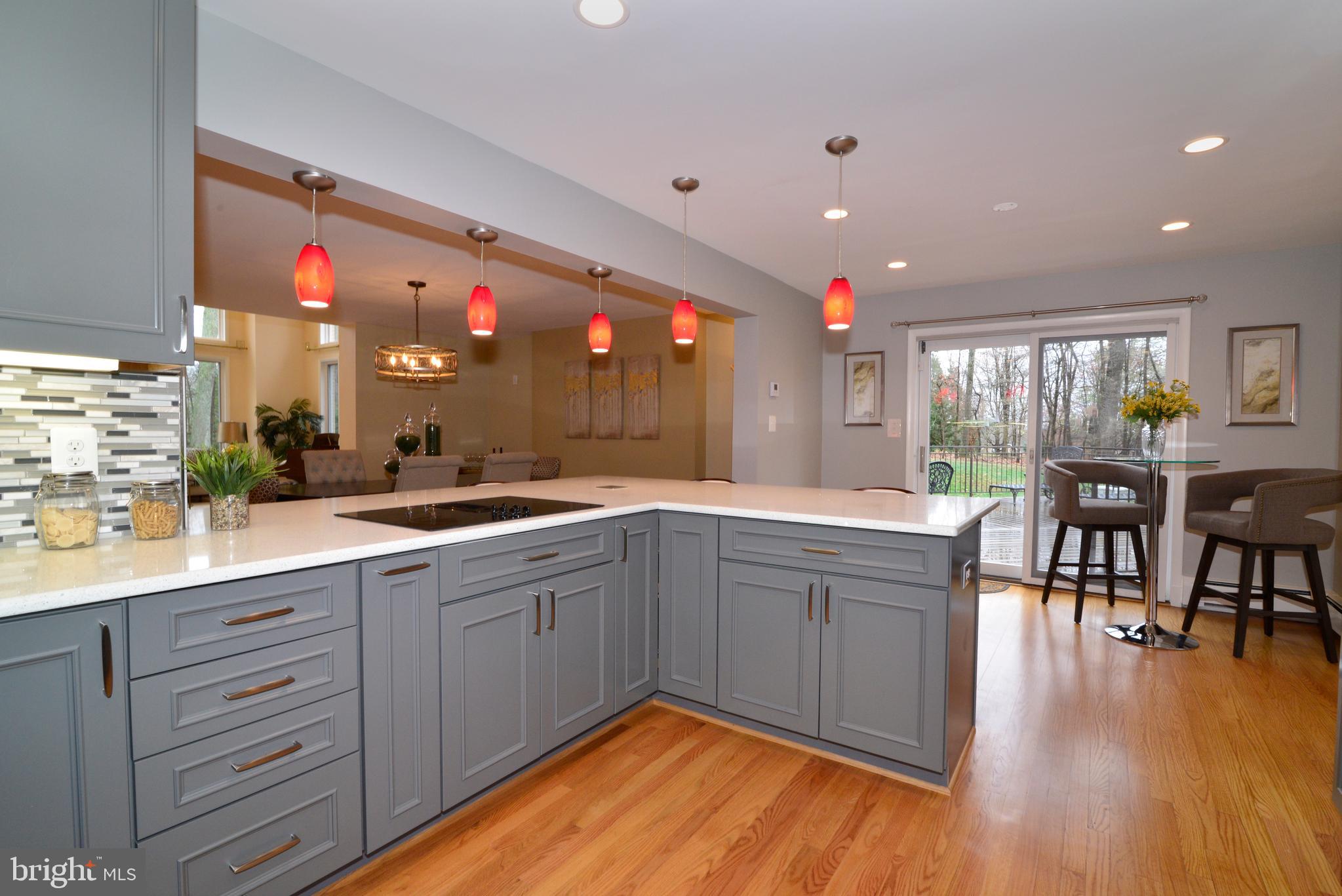 9600 Clarks Crossing Road Vienna, VA 22182 - Photo 14 of 79 View of the kitchen opens to eat-in space.