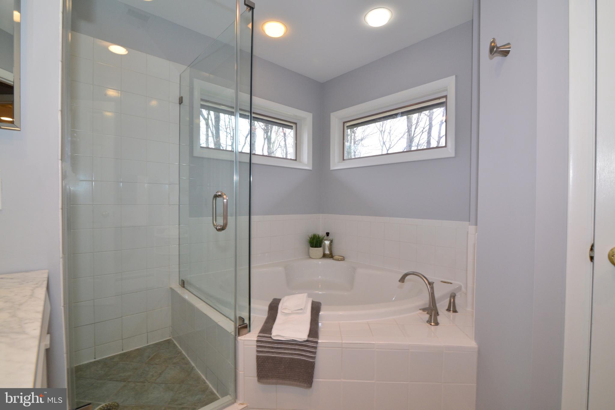 9600 Clarks Crossing Road Vienna, VA 22182 - Photo 27 of 79 MBR Bathroom soaking tub & sep shower