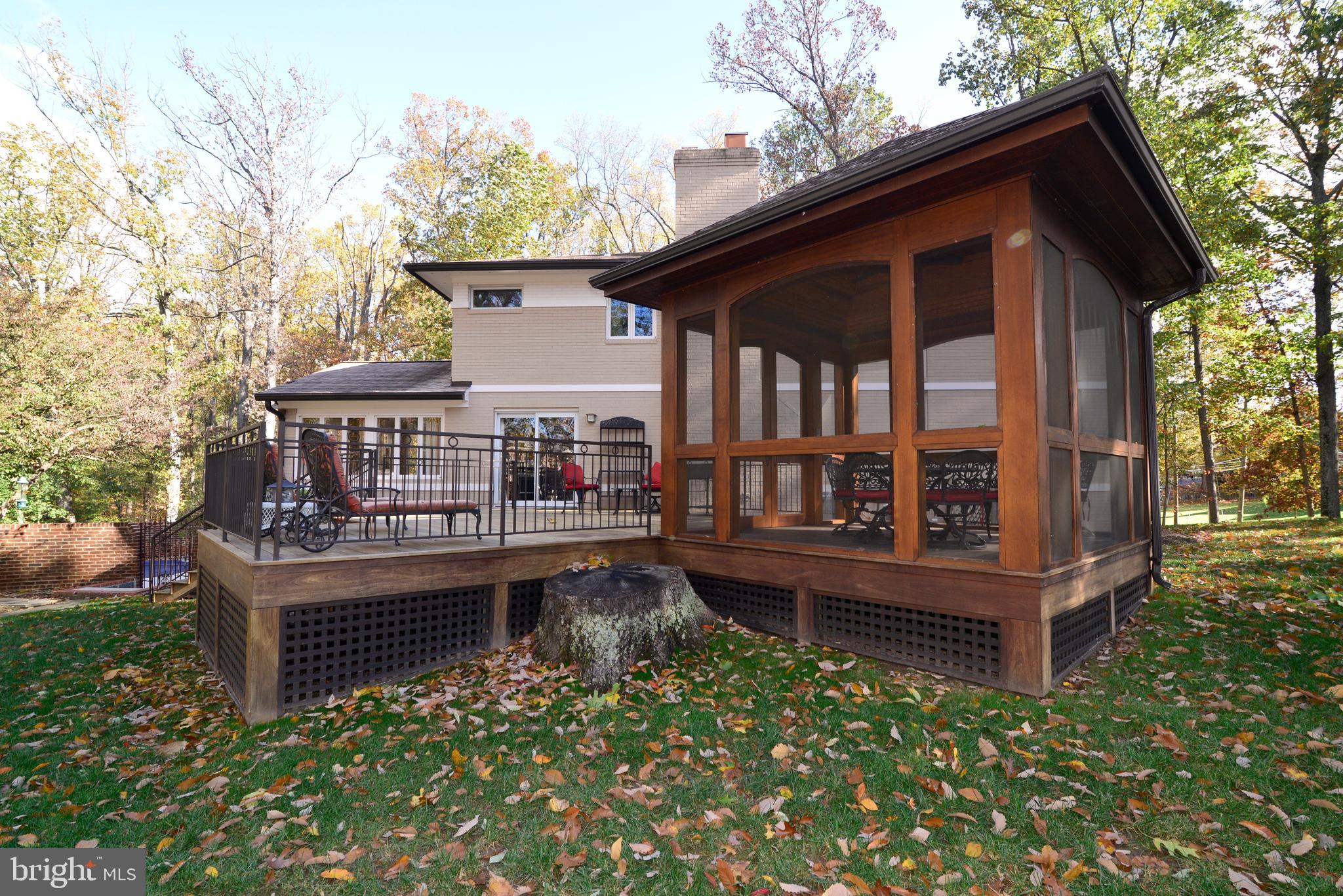 9600 Clarks Crossing Road Vienna, VA 22182 - Photo 56 of 79 Screen porch!