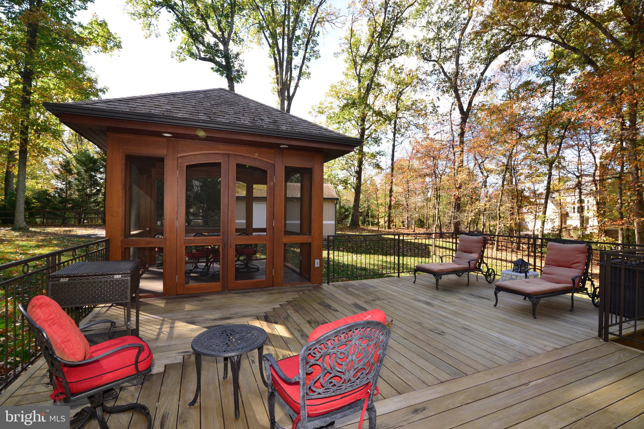 9600 Clarks Crossing Road Vienna, VA 22182 - Photo 58 of 79 Very private deck/enclosed porch