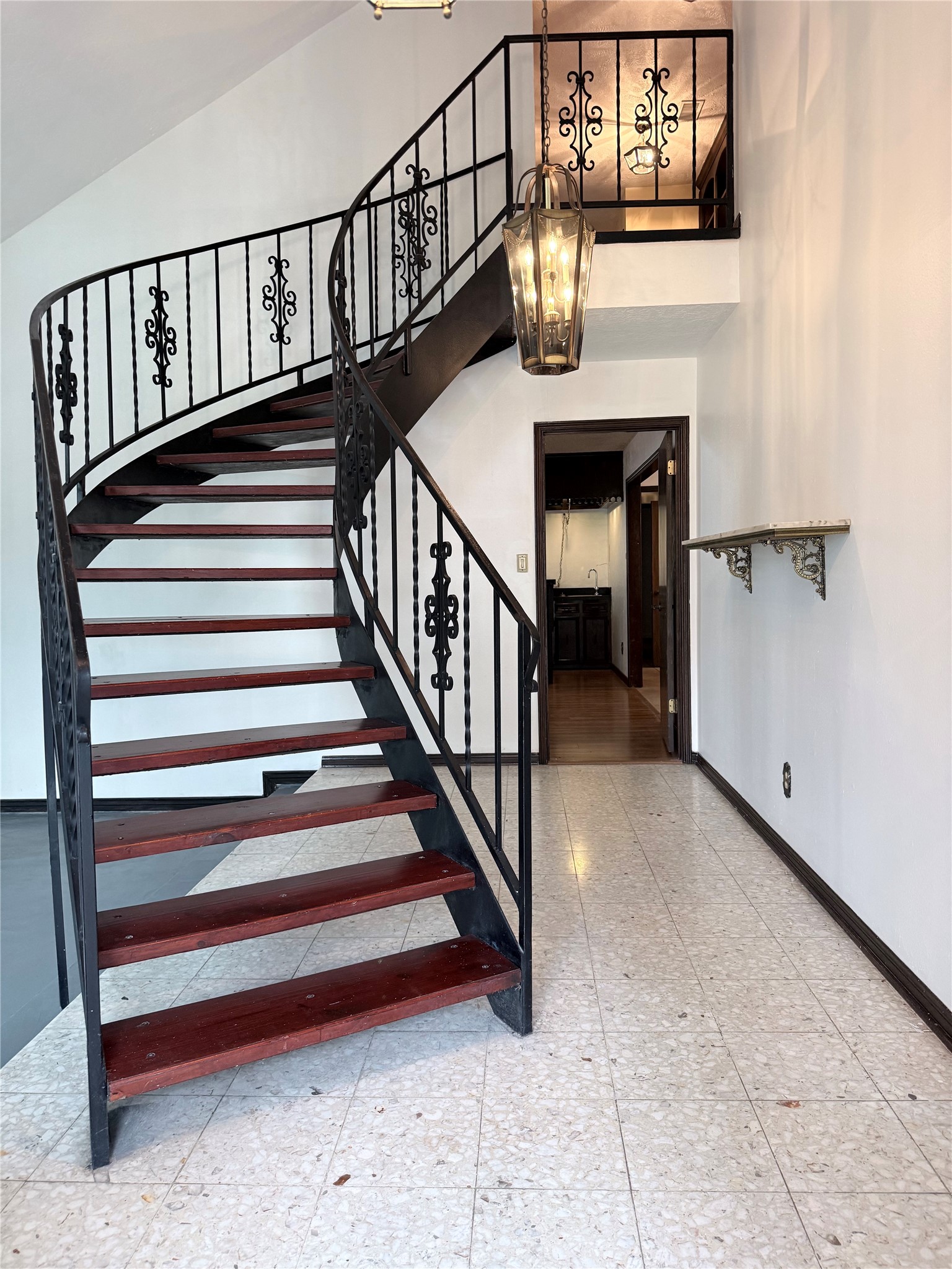 3802 Midforest Drive Houston, TX 77068 - Photo 2 of 31 a view of entryway and hall with wooden floor