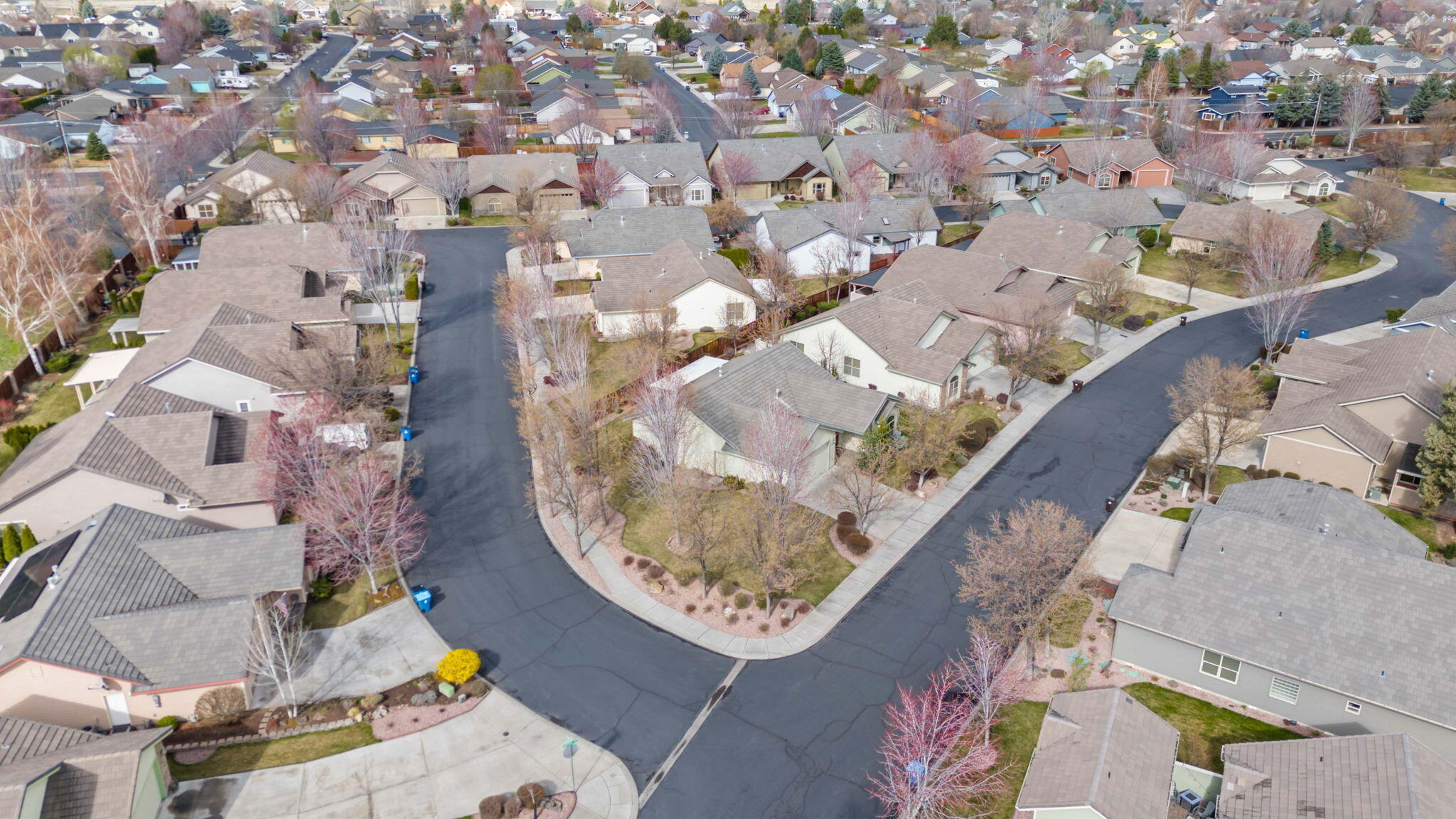 1726 Northwest Cliffside Way Redmond, OR 97756 - Photo 36 of 36 an aerial view of a house with a swimming pool