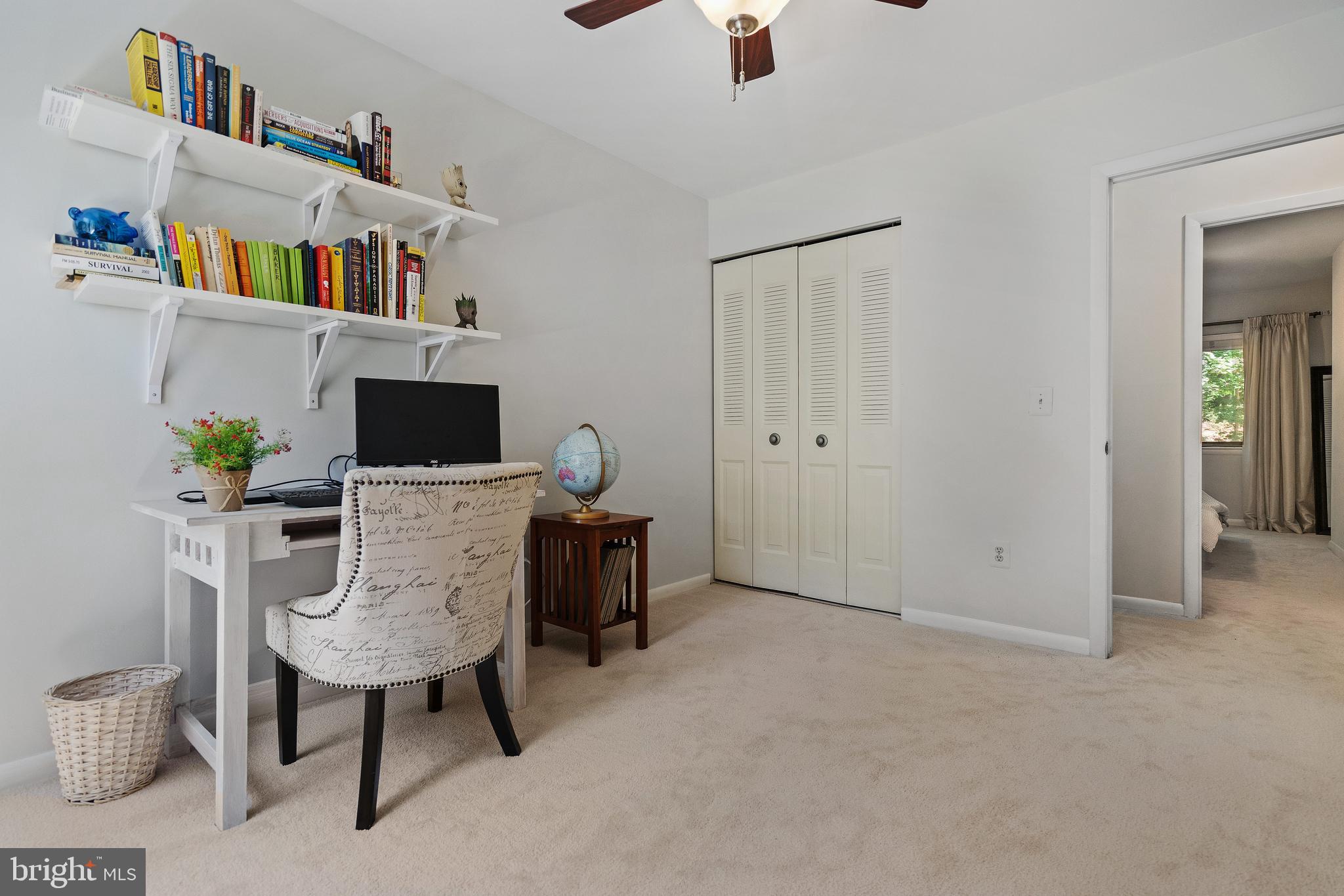 2343 Millennium Lane Reston, VA 20191 - Photo 21 of 35 Bedroom 3 with new carpet & closet space