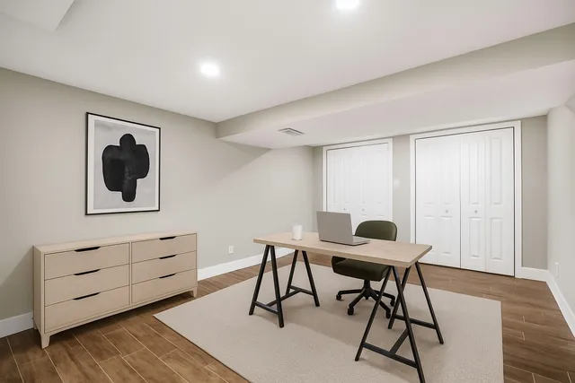 a view of an empty room