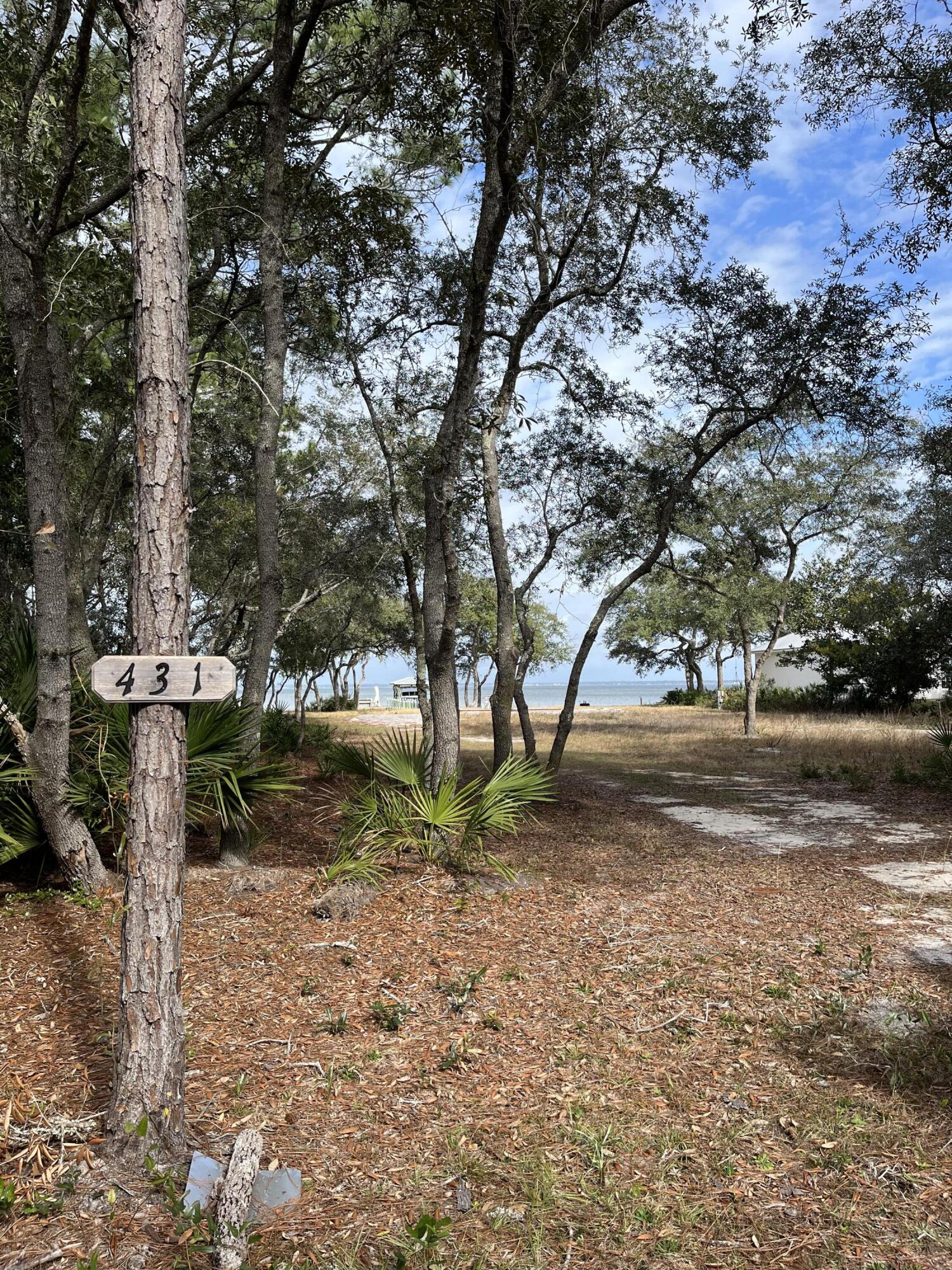 431 Pisces Drive Santa Rosa Beach, FL 32459 - Photo 2 of 19 a backyard of a house with lots of green space