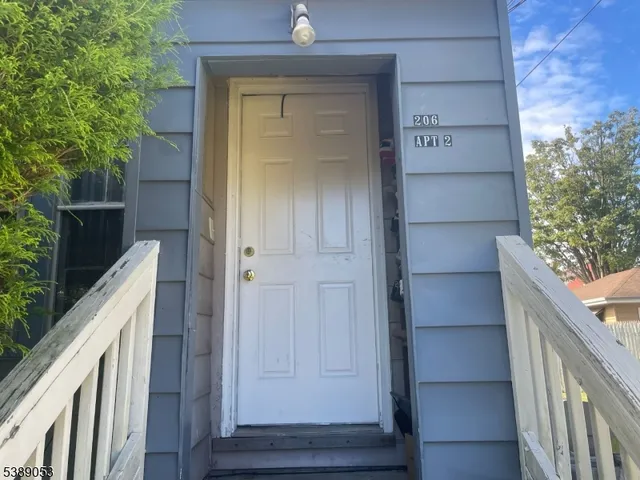 a view of front door