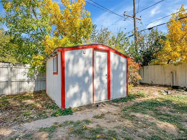 a backyard of a house