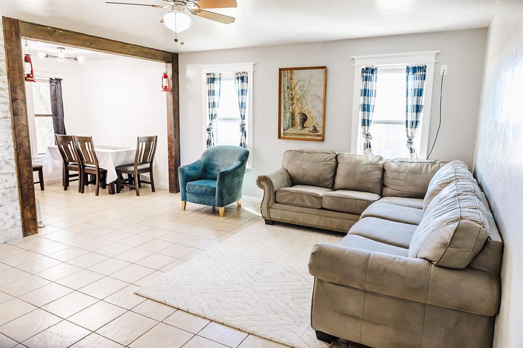 2010 Old Calf Creek Road Brady, TX 76825 - Photo 10 of 33 a living room with furniture and a large window
