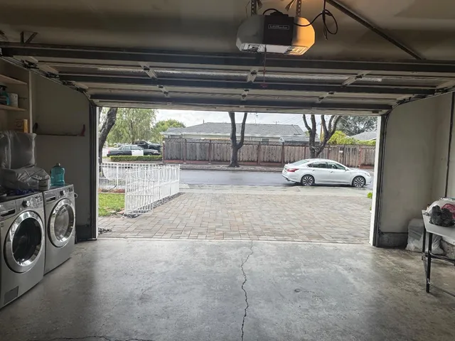 a view of garage
