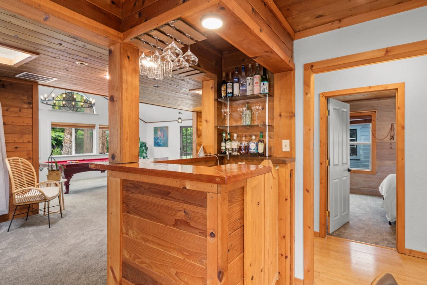 210 Madrona Way Ben Lomond, CA 95005 - Photo 12 of 56 a room with a large window and furniture