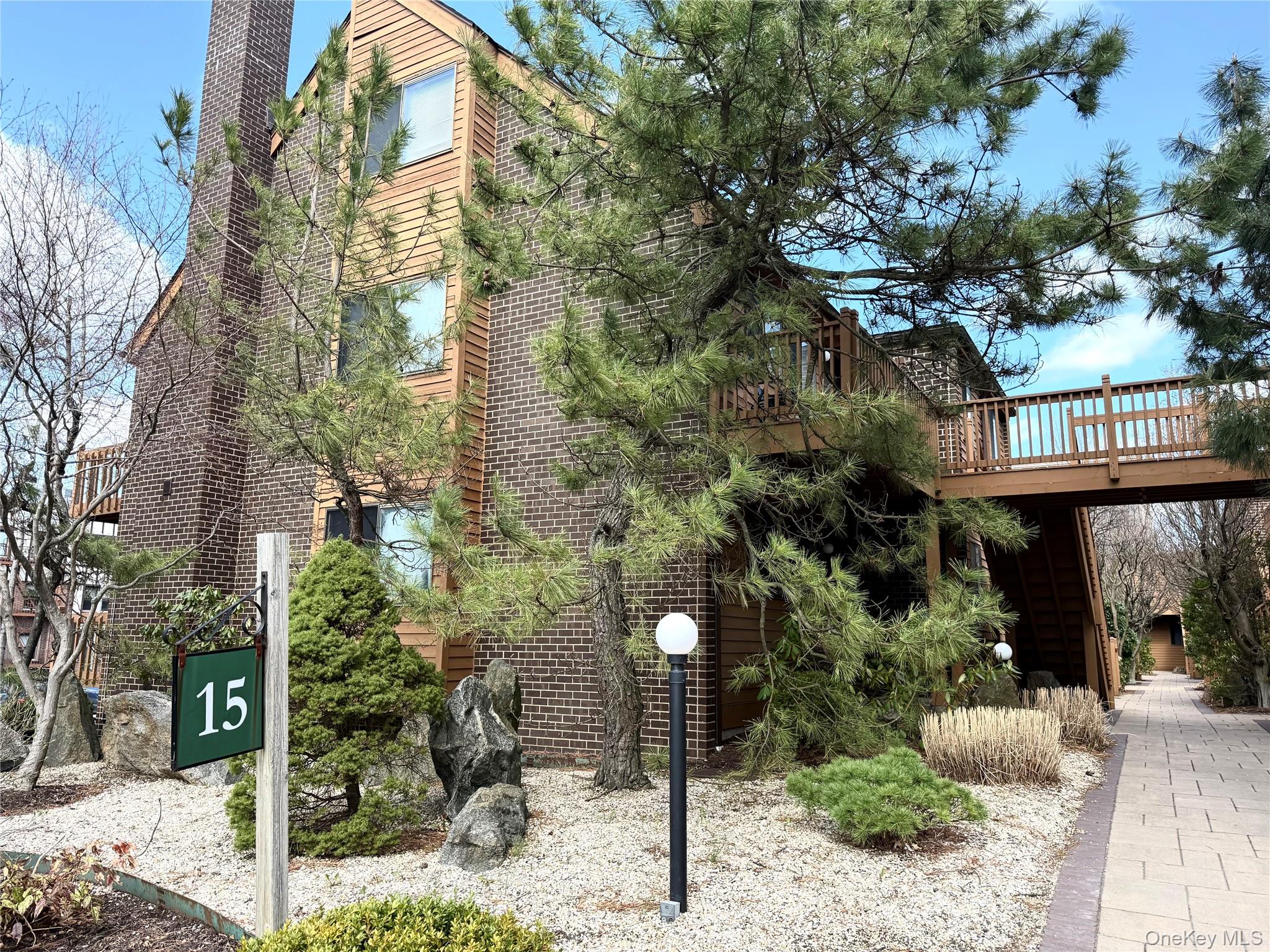 a front view of a multi story residential apartment building