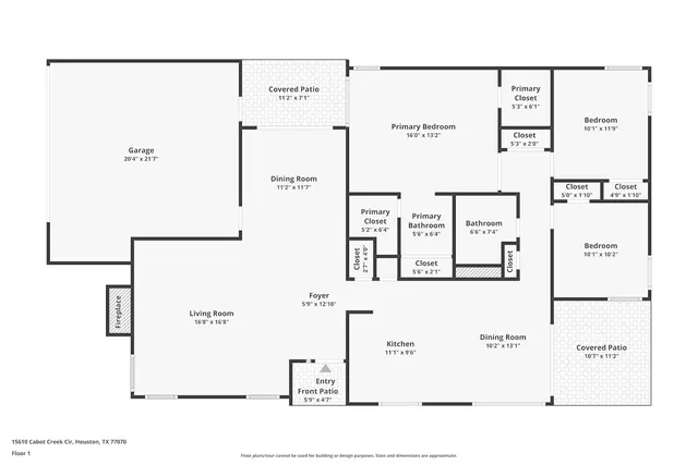 $1,699 | 15610 Cabot Creek Circle, Houston, TX 77070