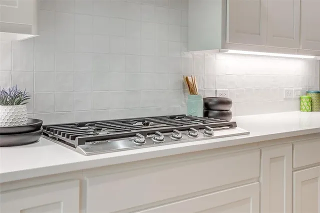 a close up of a stove top oven