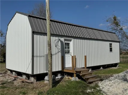a view of a small house