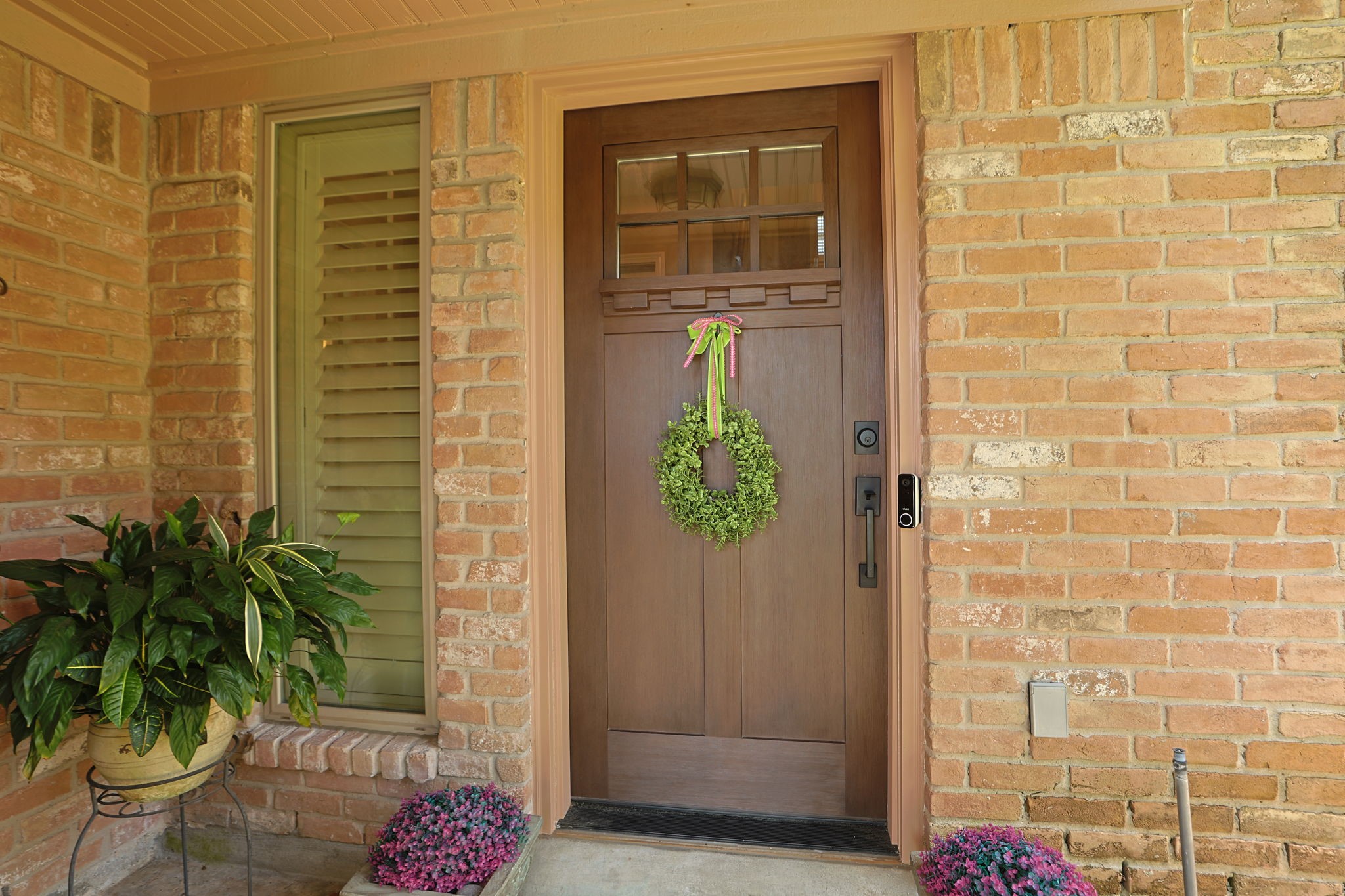 3414 Flaming Candle Drive Spring, TX 77388 - Photo 6 of 50 FRONT DOOR - The front door has been upgraded with a beautiful, high-quality fiberglass door.