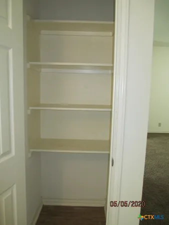 a view of a closet