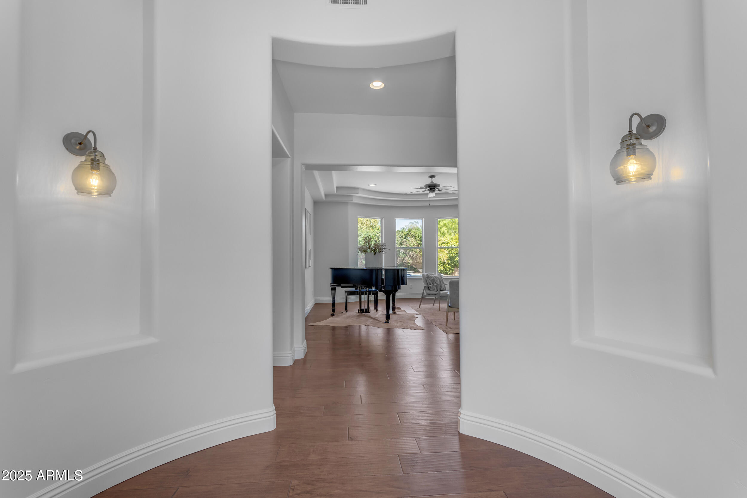 2820 Page Court Gilbert, AZ 85234 - Photo 17 of 109 a view of dining room with furniture and wooden floor