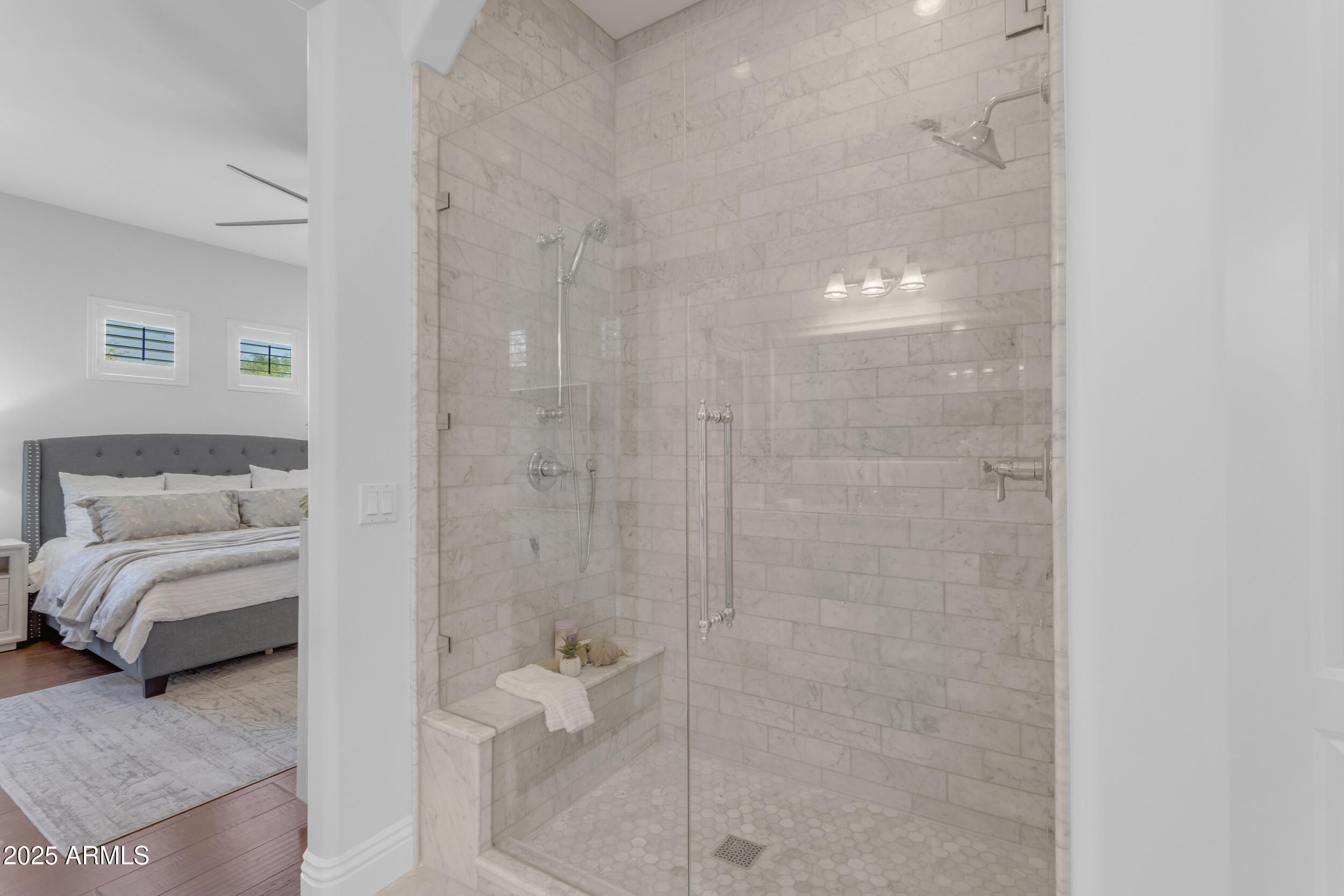 2820 Page Court Gilbert, AZ 85234 - Photo 47 of 109 Marble Shower