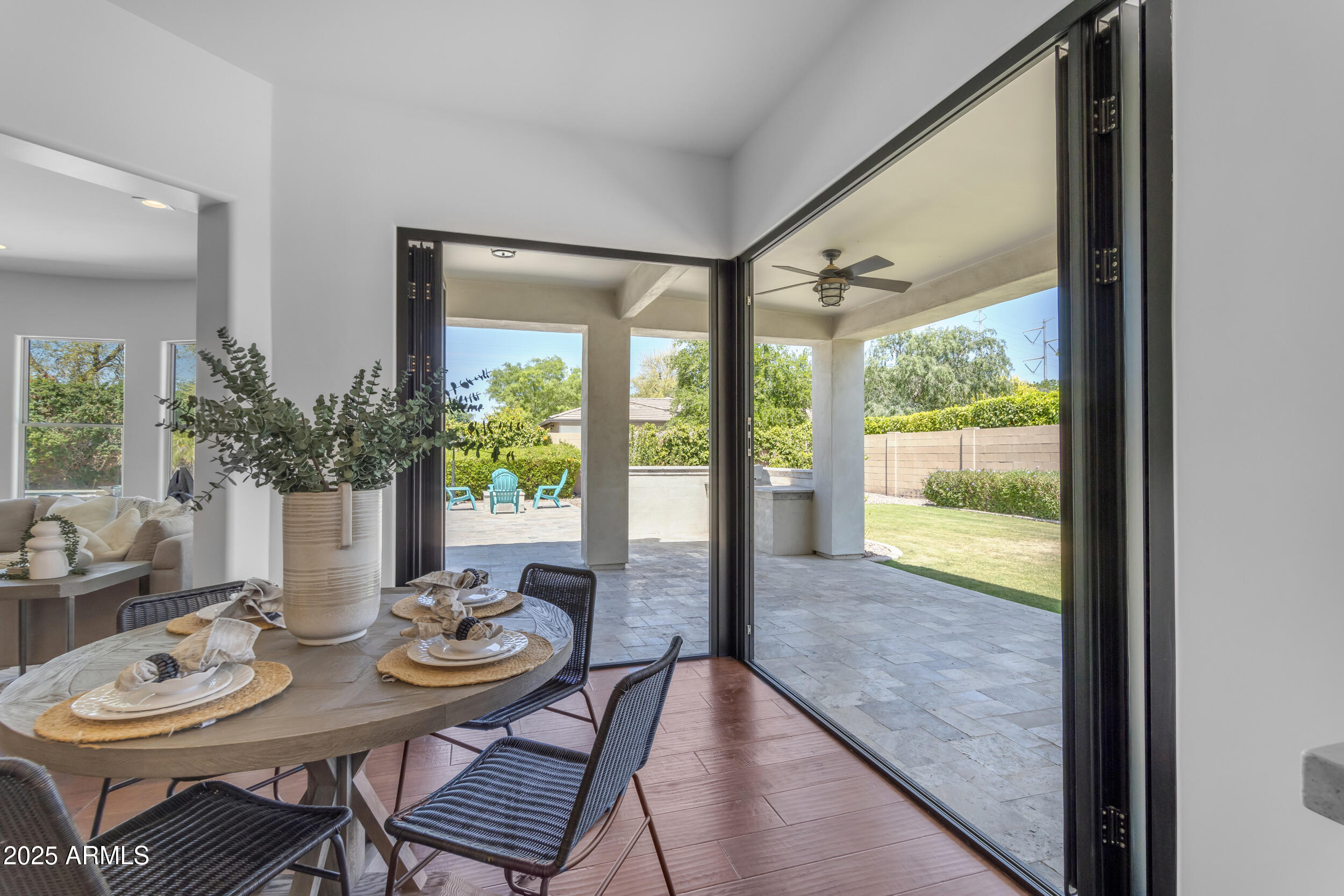 2820 Page Court Gilbert, AZ 85234 - Photo 67 of 109 a view of a dining room with furniture window and outside view