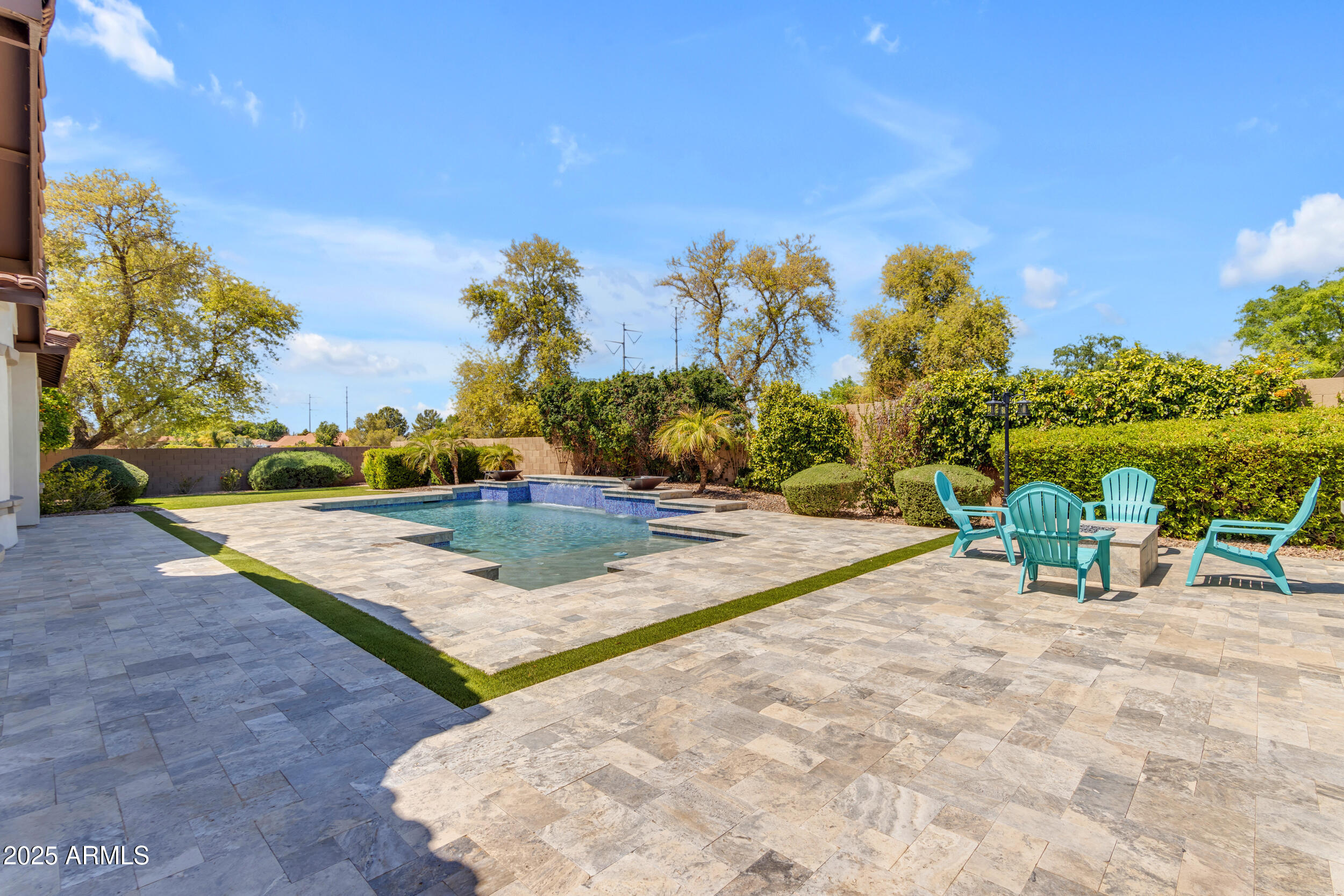 2820 Page Court Gilbert, AZ 85234 - Photo 78 of 109 Brand New Travertine Pavers