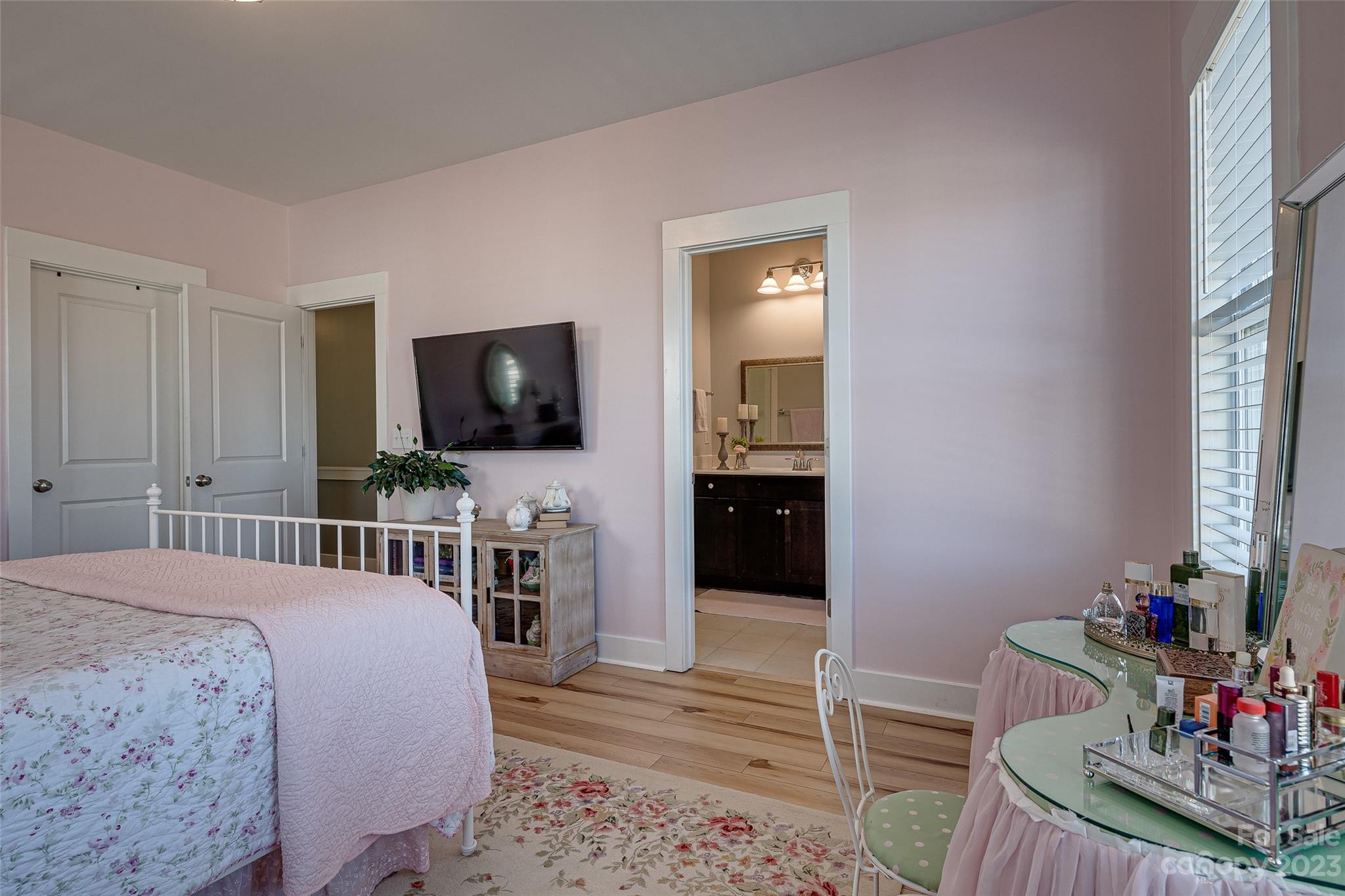 664 Bluff Loop Road Rock Hill, SC 29730 - Photo 19 of 26 a bedroom with a bed and a flat screen tv
