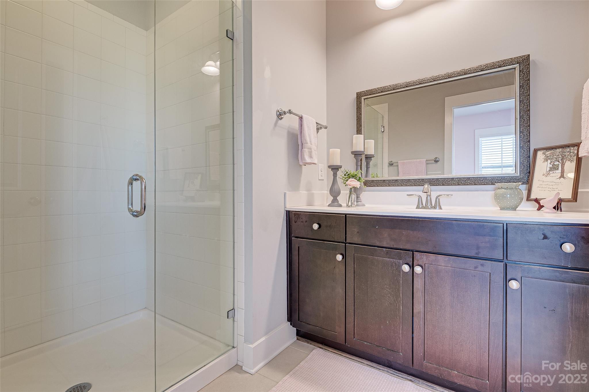 664 Bluff Loop Road Rock Hill, SC 29730 - Photo 22 of 26 a bathroom with a double vanity sink and mirror