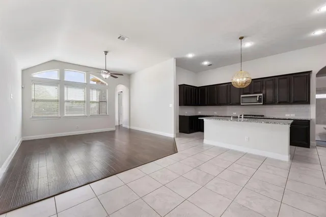 a backyard of a house