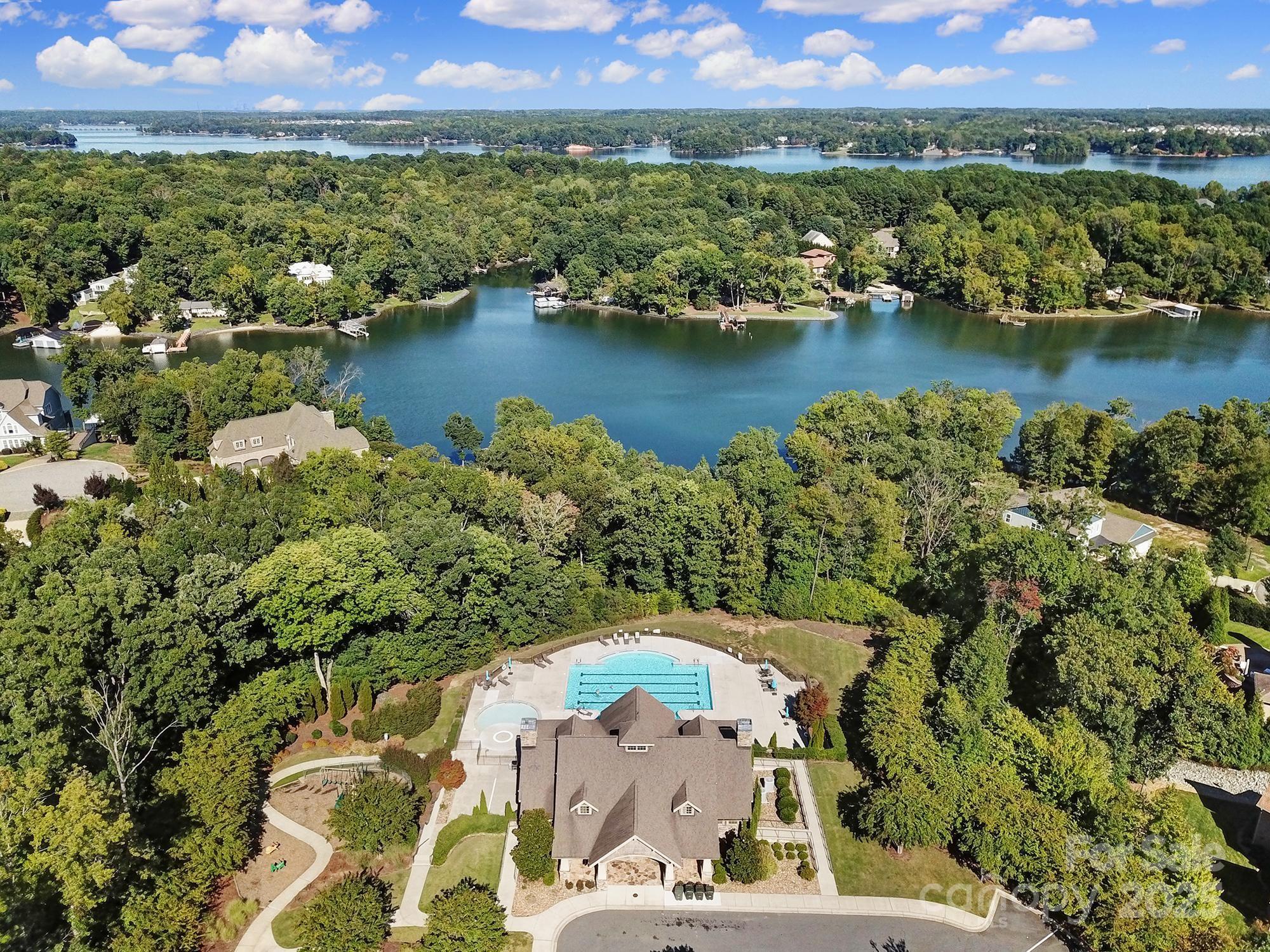 3509 Aqua Point Drive York, SC 29745 - Photo 46 of 48 an aerial view of a house with a lake view