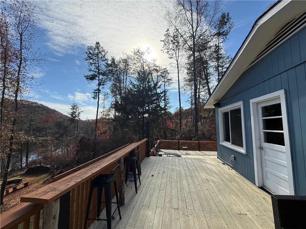278 Big Rock Lake Road Pickens, SC 29671 - Photo 6 of 28 Back deck