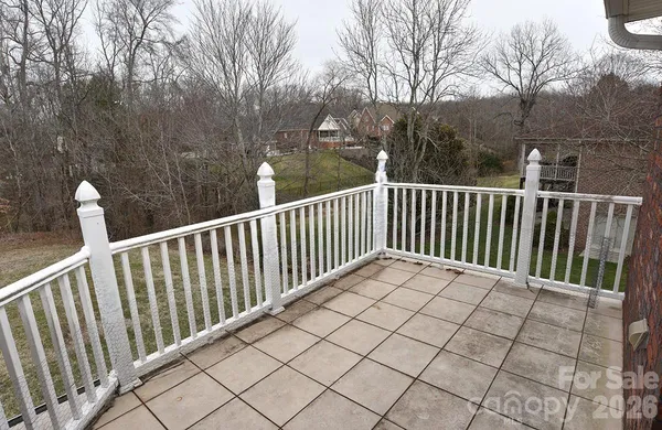 a view of a roof deck