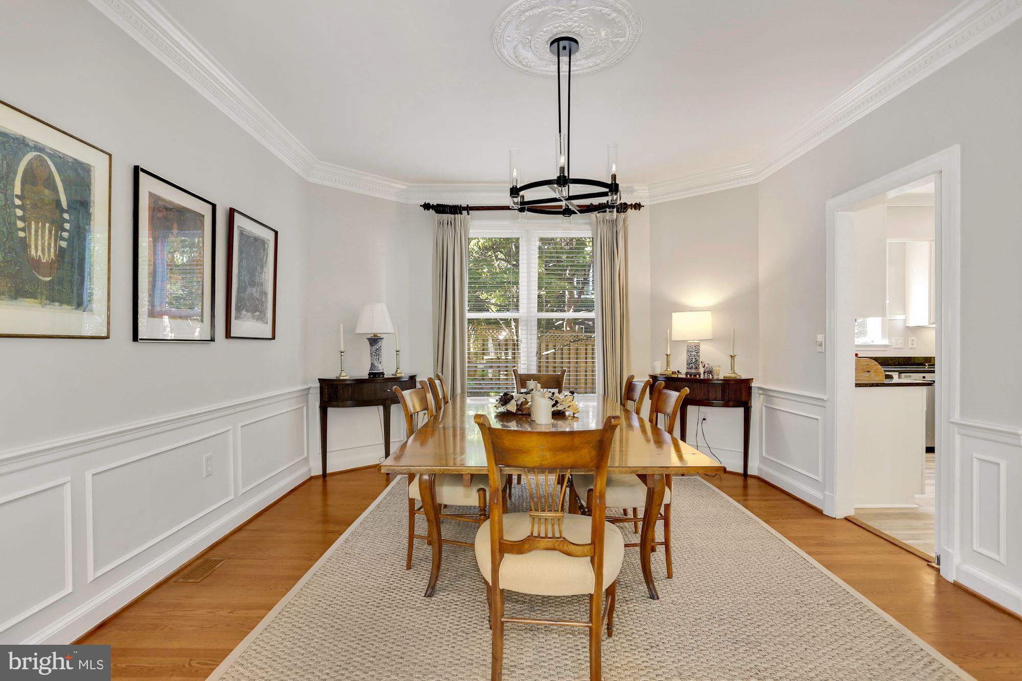 5108 Warren Place Northwest Washington, DC 20016 - Photo 5 of 32 Elegant Dining Area