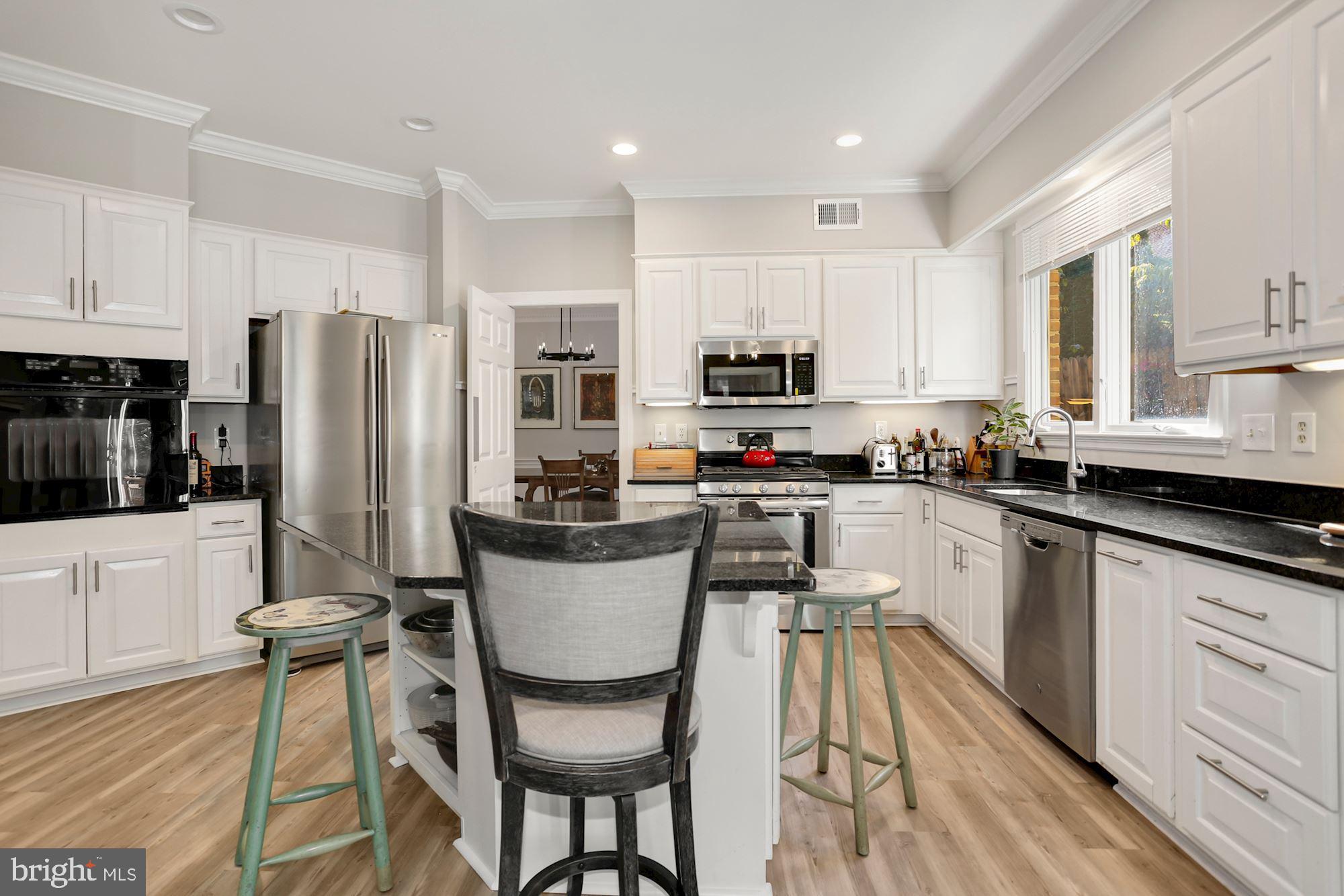 5108 Warren Place Northwest Washington, DC 20016 - Photo 8 of 32 Gourmet Kitchen with Stainless Steel Appliances