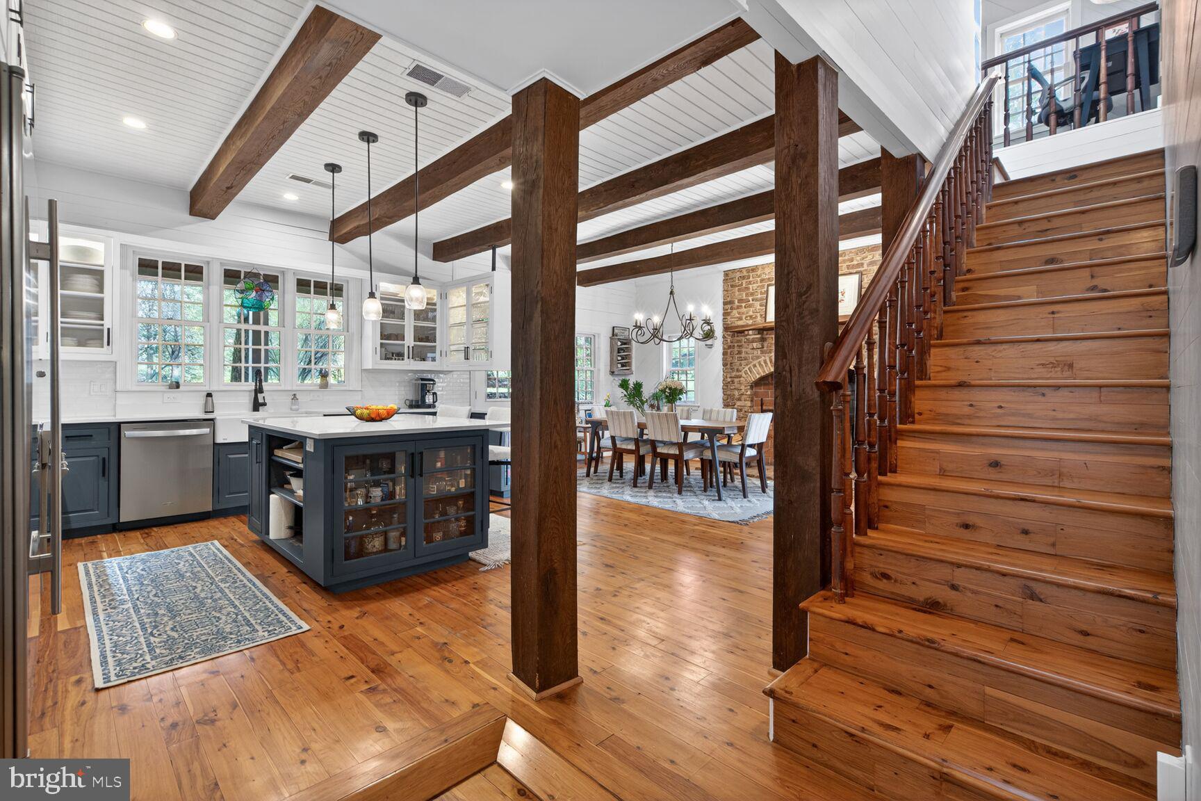 17641 Raven Rocks Road Bluemont, VA 20135 - Photo 24 of 109 View of Kitchen and Dining Area from Living Room