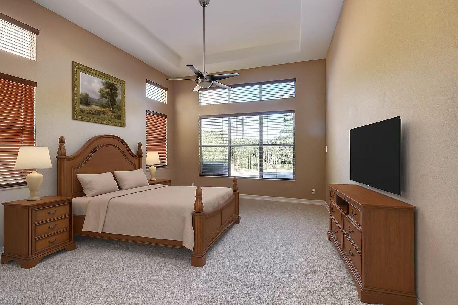 8800 Cobblestone Point Circle Boynton Beach, FL 33472 - Photo 20 of 44 Virtual Master bedroom