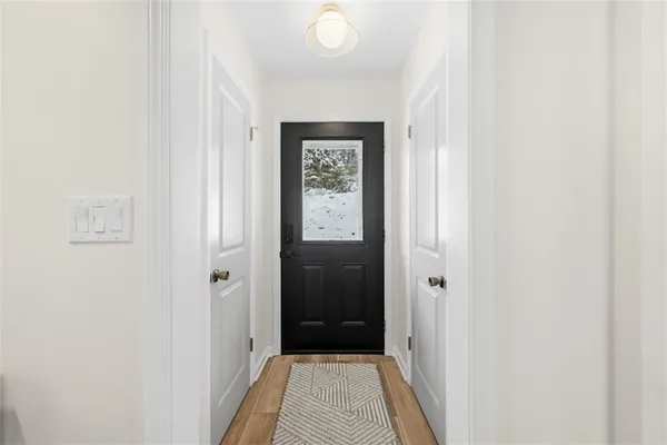 a view of a hallway
