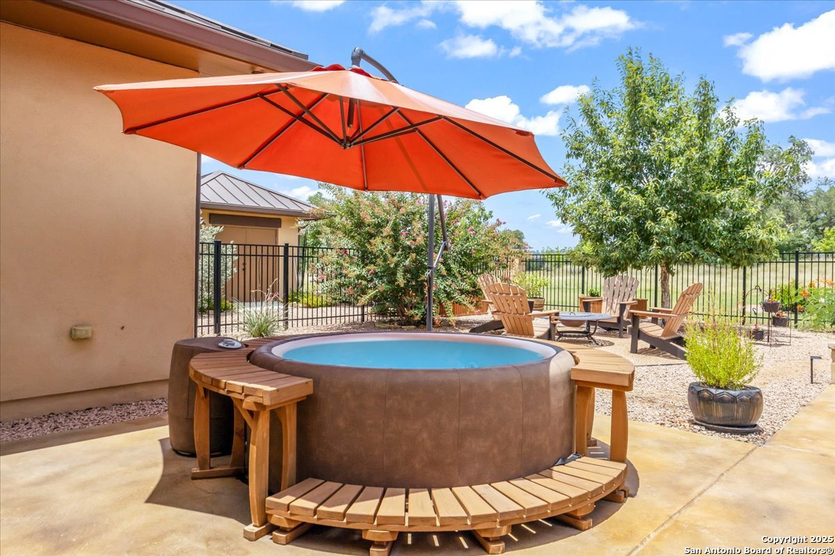 742 Pacific Spring Branch, TX 78070 - Photo 34 of 52 a view of a swimming pool with a patio