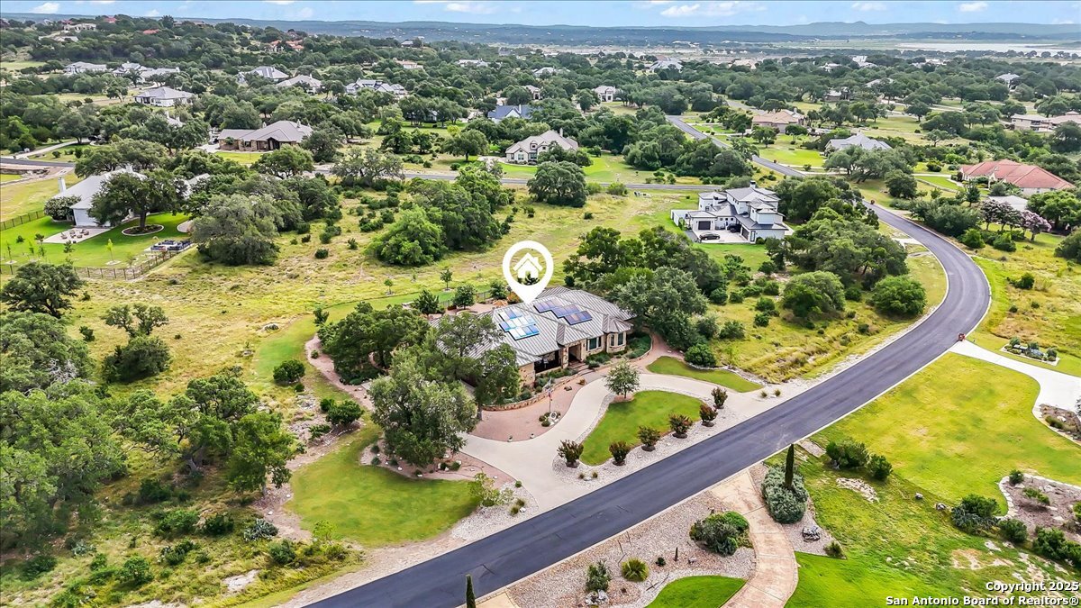 742 Pacific Spring Branch, TX 78070 - Photo 41 of 52 an aerial view of a house with a yard